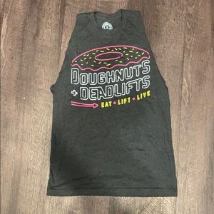 Doughnuts and Deadlifts tank